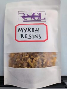 Packaged Myrrh Resins from Rumali Supreme Company